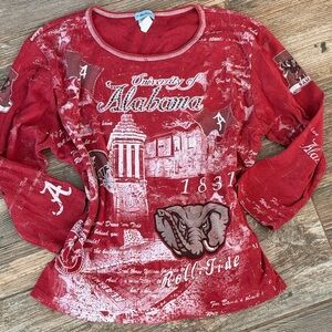 University of Alabama Y2K Bling Longsleeve